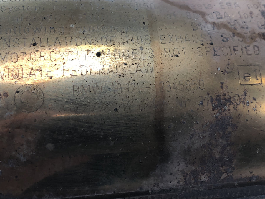 BMW F 650 GS R13 [2000] - Demper uitlaat rechts en links