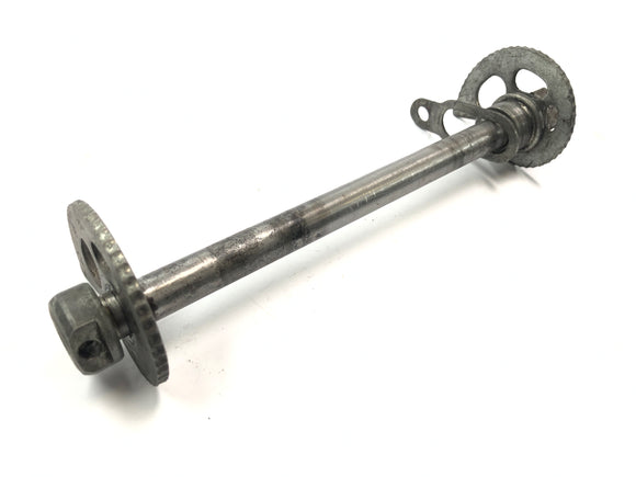 Honda XL 600 R PD03 [1986] - rear axle thru axle with chain tensioner