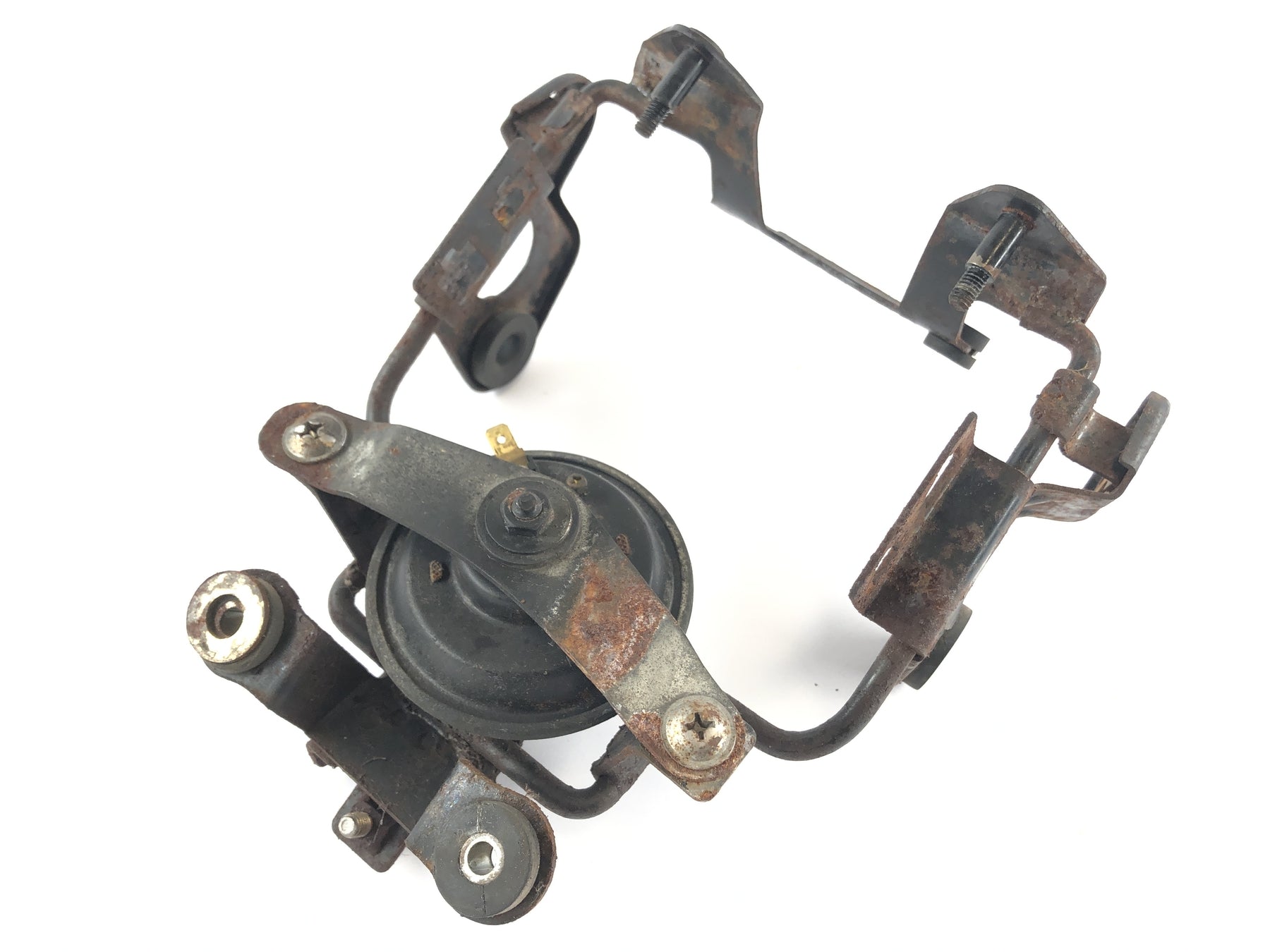 Kawasaki KMX 125 B [1998] - Antler headlight mount with horn