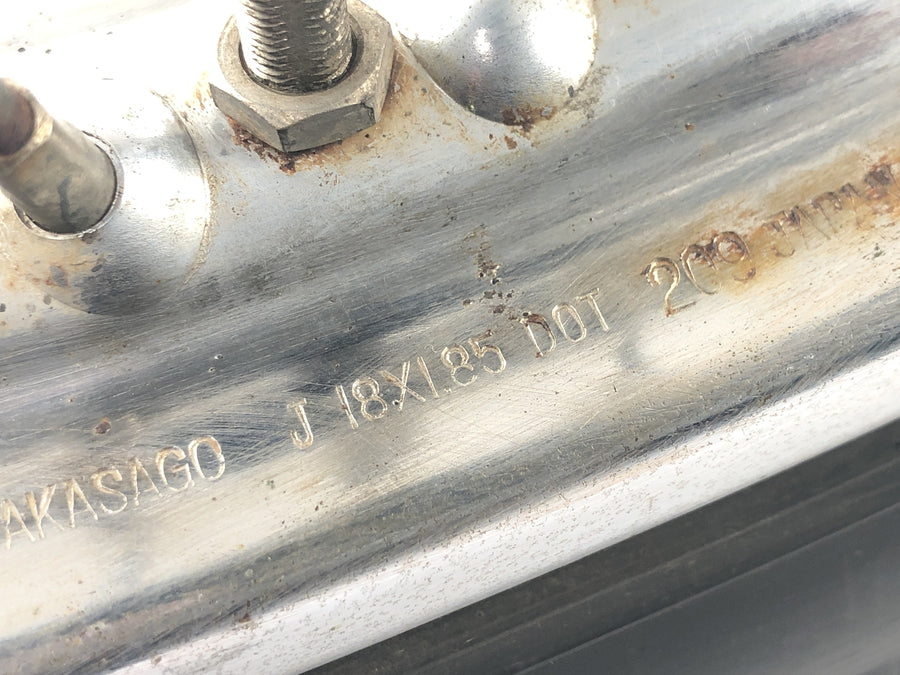 Yamaha DT 175 2K4 [1982] - Hinterrad Rad Felge 1.85 x 18" Speichenrad