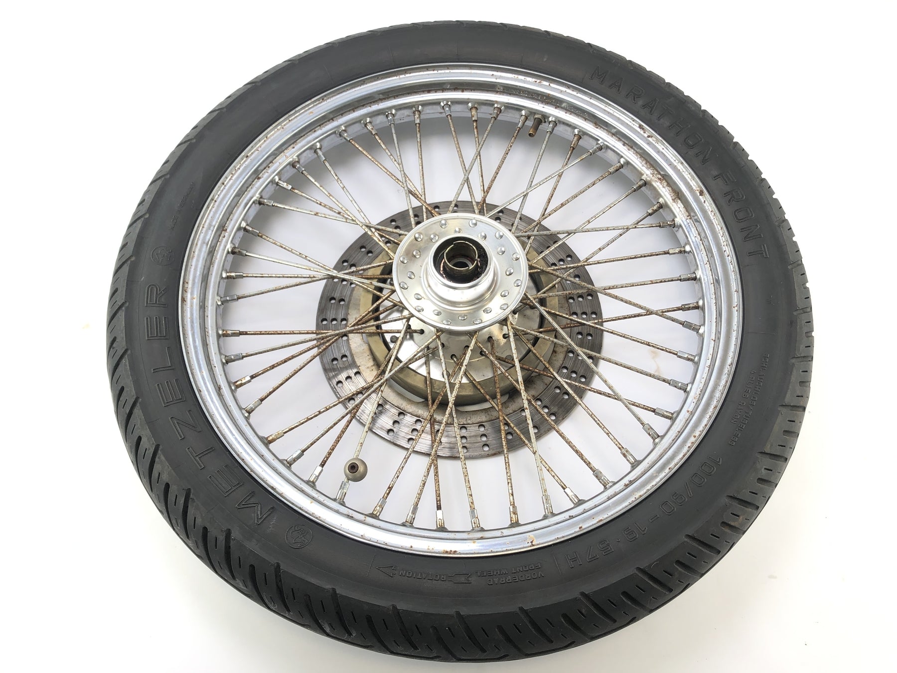 Kawasaki VN-15 VNT50A [1989] - Front wheel with brake disc wheel rim front