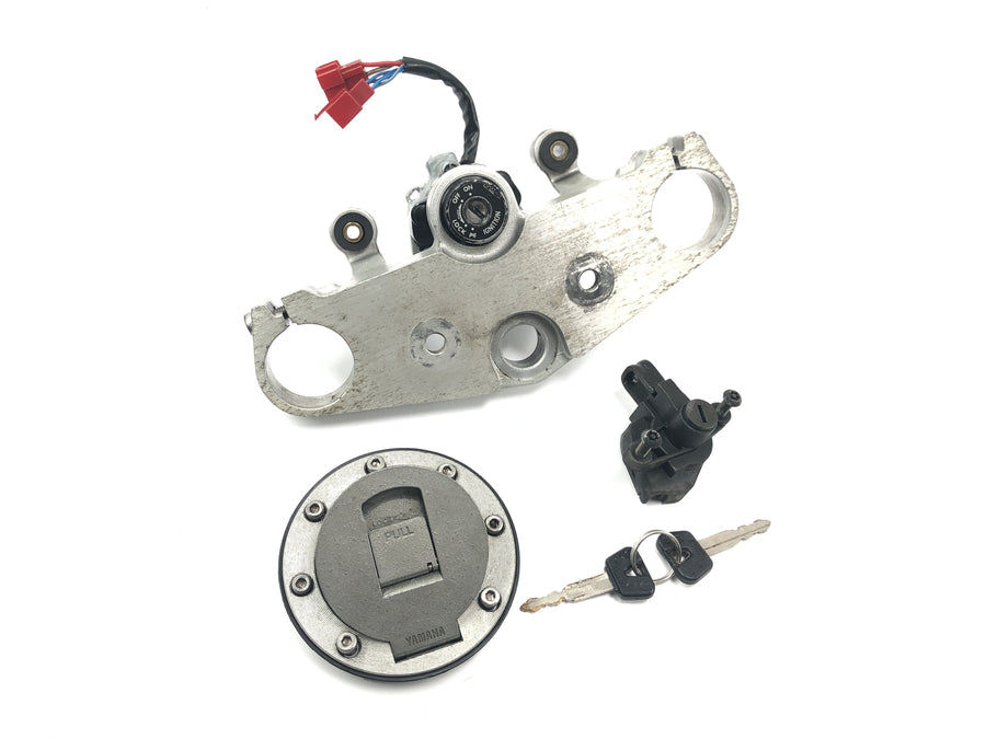 Yamaha XJR 1300 RP02 [1999] - Lock set with upper fork bridge, ignition lock, steering lock, tank cap