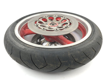 Suzuki GSX R 1100 GV73B [1990] - Voorwielwielrand aan de voorkant met remschijven