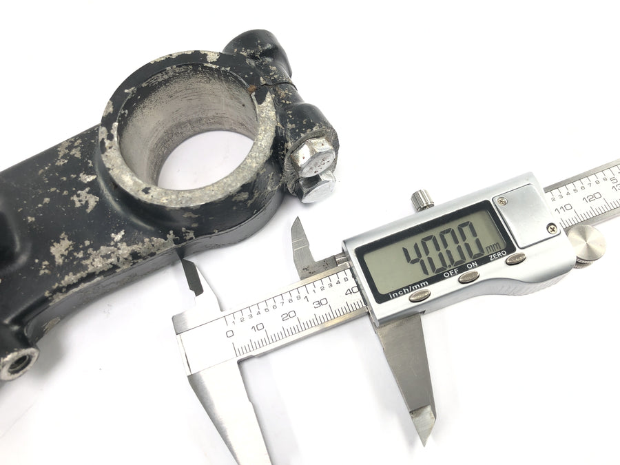 Kawasaki GPZ 1000 RX [1987] - ponte forcella inferiore, testa di comando 40 mm