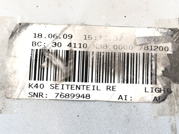 BMW K 1300 S K12S [2010]  - 右侧面板伪装部分的侧面覆层