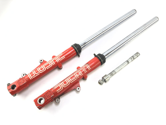 Ducati SL 600 PAVOAH [1982] - Gaffel för gaffelrören 35 mm med axel