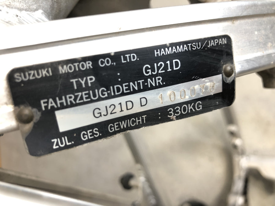 Suzuki RG 250 Gamma GJ21D [1987] - Ramhuvudram utan papper