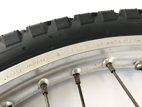 Honda XL 600 R PD03 [1985] - Vorderrad mit Bremsscheibe Rad Felge vorne