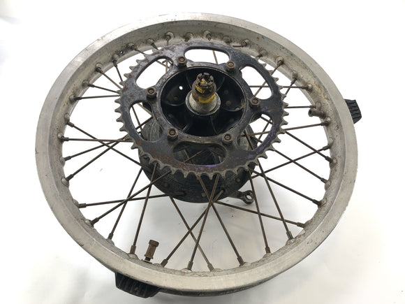 Yamaha XT 500 1U6 [1981] - Bakhjulkanten med bromstrumma