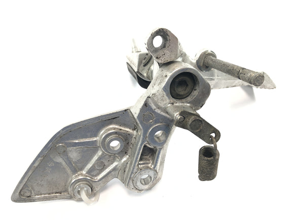 Yamaha XJR 1200 4PU [1996] - Fahrerfußraste rechts mit Bremspedal und Halter