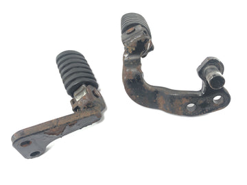 Yamaha XT 600 43F [1985] - Footrest's Driver's Footrests s držitelem vlevo a vpravo - 0