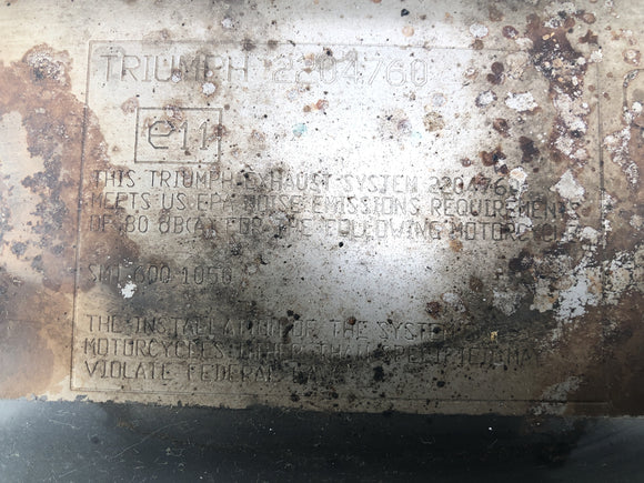 Triumph Sprint St 1050 [2005]  - シルクディラー排気オリジナル