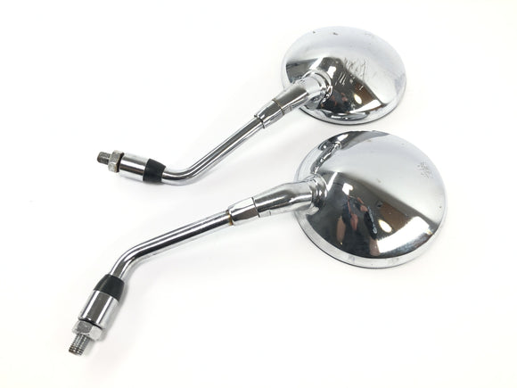 Kawasaki Zephyr 750 ZR750C [1994] - Spiegel Paar Rückspiegel Lenker­spiegel Chrom rund