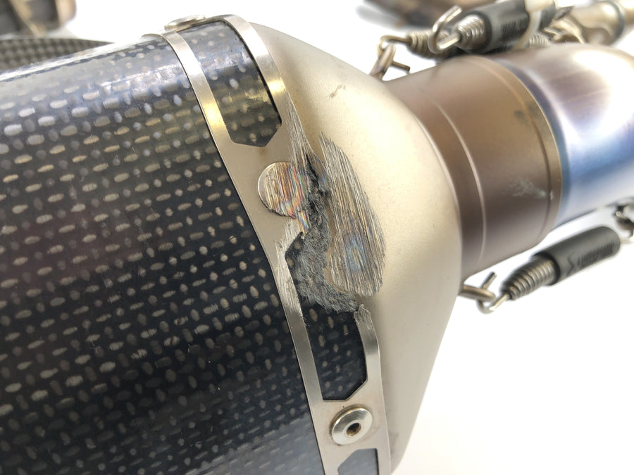 Aprilia RSV4 1000 [2010] - Exhaust system Akrabovic ESD manifold original
