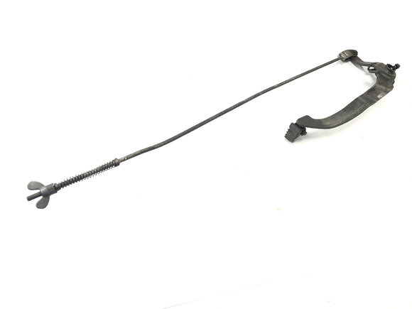 ヤマハXT 600 Zテネレ55W [1986]  - ブレーキ付きブレーキペダル - 左にフレームが付いたフットブレーキレバーリジッド