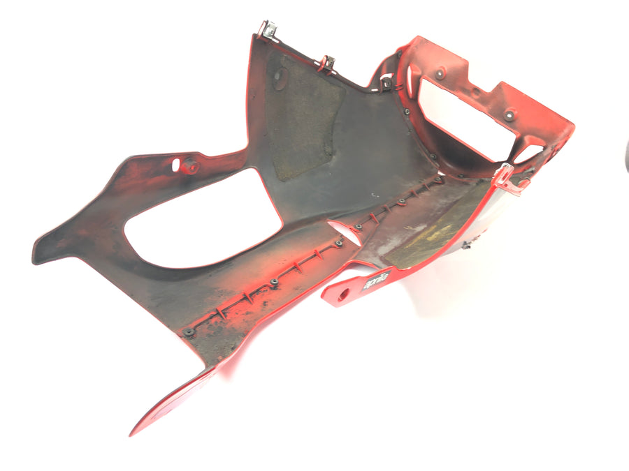 Aprilia RSV 1000 RP Mille [2001] - parte inferior da carenagem, quilha da carenagem, parte da carenagem do spoiler dianteiro