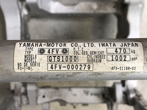 Yamaha GTS 1000 4FV [1997] - Rahmen mit Papieren
