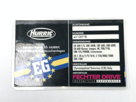 Kawasaki ZR7 ZR750F [1999] - Auspuff Schalldämpfer Endschalldämpfer Hurric