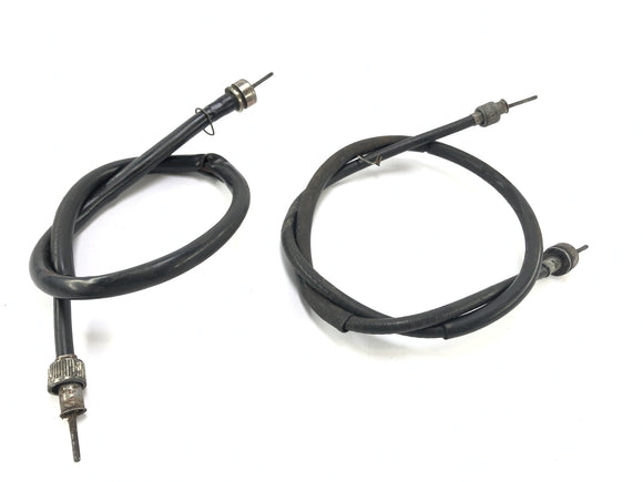 Yamaha XT 500 1U6 [1981] - sada hřídele rychloměru a tachometr