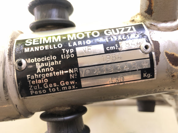 Moto Guzzi 850 Le Mans 3 VF [1986] - frame with papers