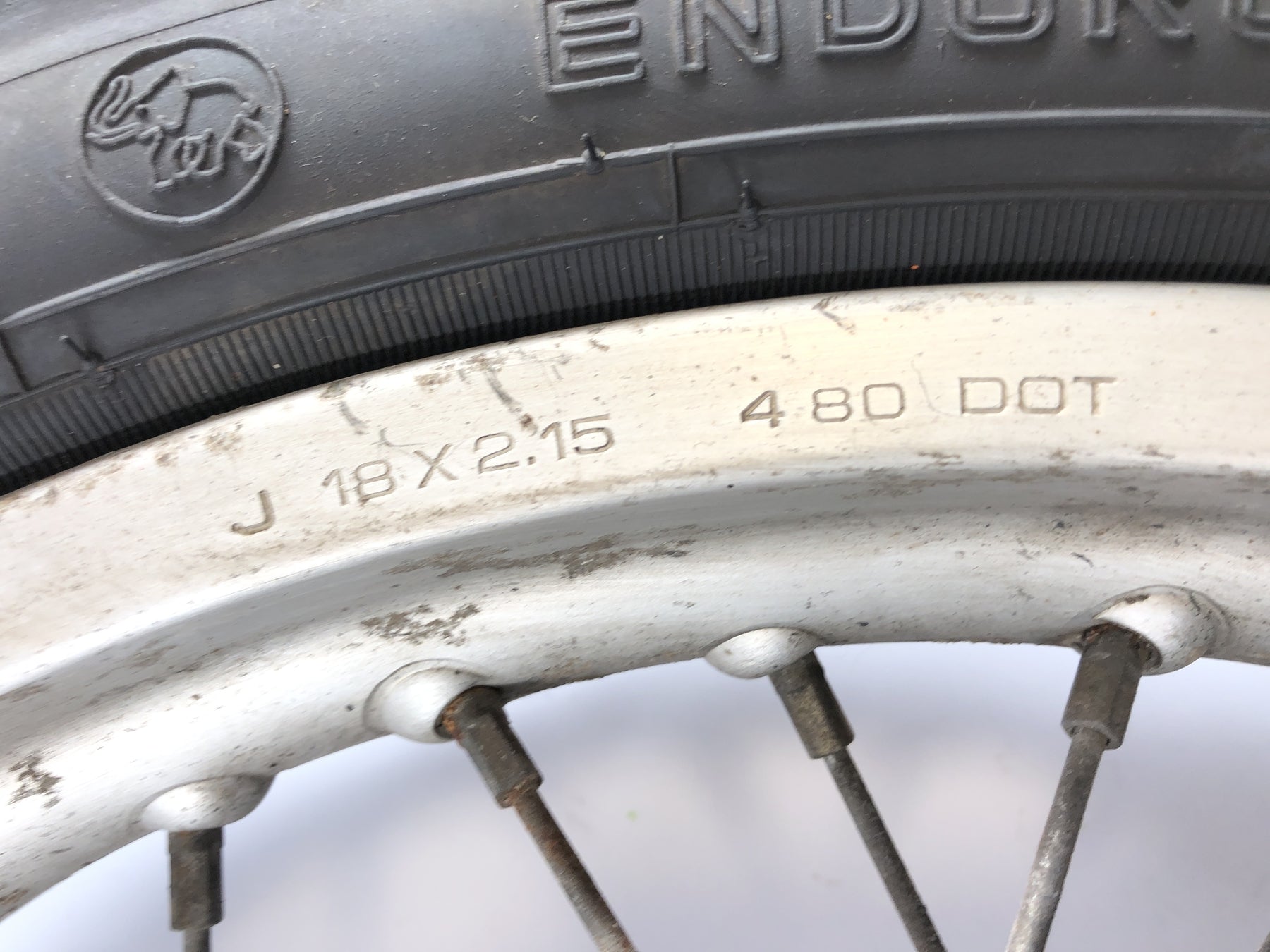 Honda XL 500 S PD01 [1982] - Rear wheel rim rear