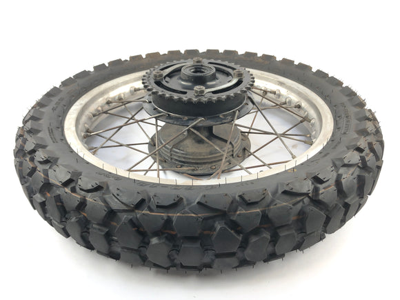 Yamaha XT 550 5y3 [1982] - обод задних колес с цепным колесом сзади