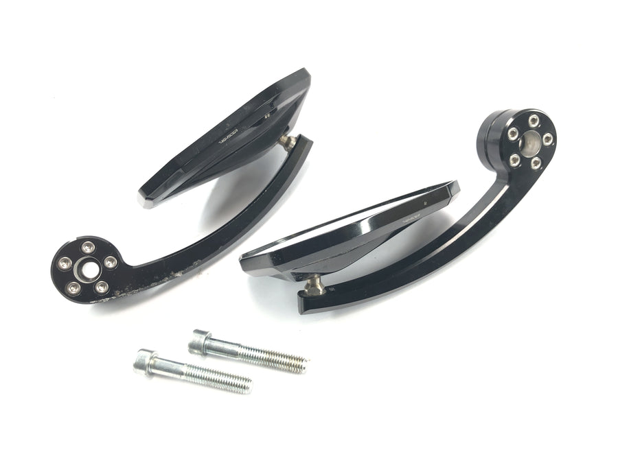 Yamaha MT 03 RM02 [2007] - Espelho final do guidão conjunto espelho retrovisor frontal preto