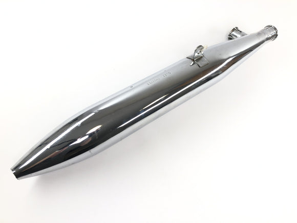 Moto Guzzi V7 Special [1971] - Auspuff Endschalldämpfer rechts Schalldämpfer verchromt