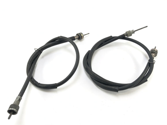 Yamaha XT 500 1U6 [1981] - sada hřídele rychloměru a tachometr