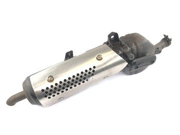 Yamaha XTZ 660 3YF [1992] - Marmitta silenziatore di scarico con scudo termico