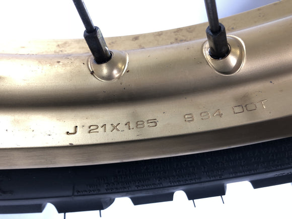 Honda NX 650 RD08 [1995] - Przednie kółko mówiło kółko 21 -calowe przednie pręty kropka