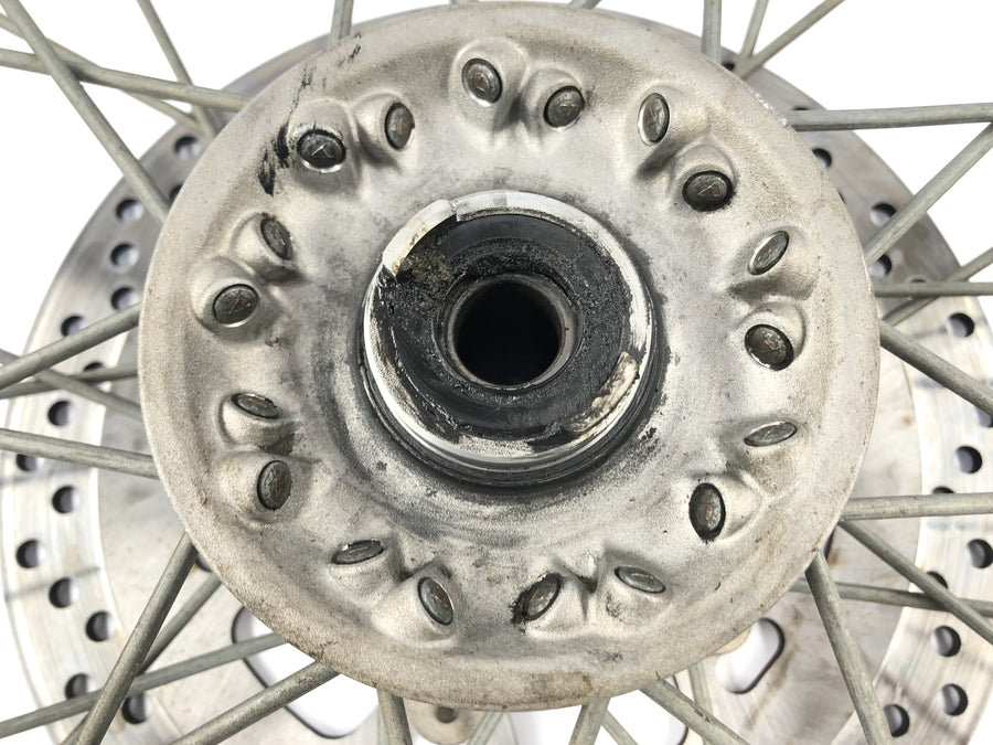 Yamaha TT 600 R DJ01 [1998] - Forhjulskran foran med bremseskive