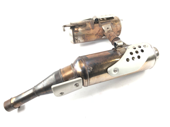 BMW F 650 GS R13 [2002] - Dużeniowe dudnienie tłumika układ tłumika w prawo i w lewo