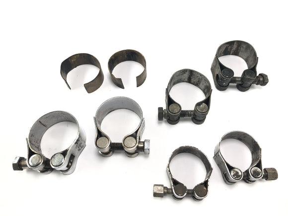 Moto Guzzi V7 Special [1971] - Schlauchschellen Konvolut Rohrschellen Auspuff