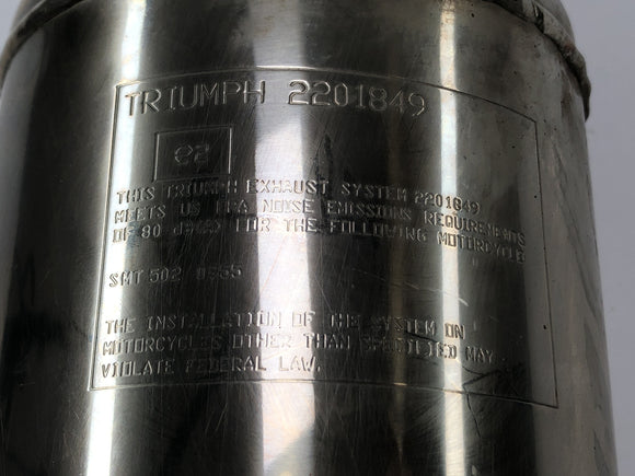 Triumph Daytona 955i T595N [2003] - глушитель из выхлопных газов.