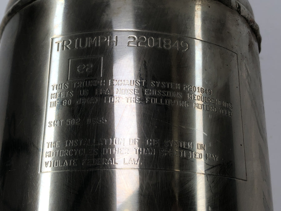 Triumph Daytona 955i T595N [2003]  - 排气消音器消音器