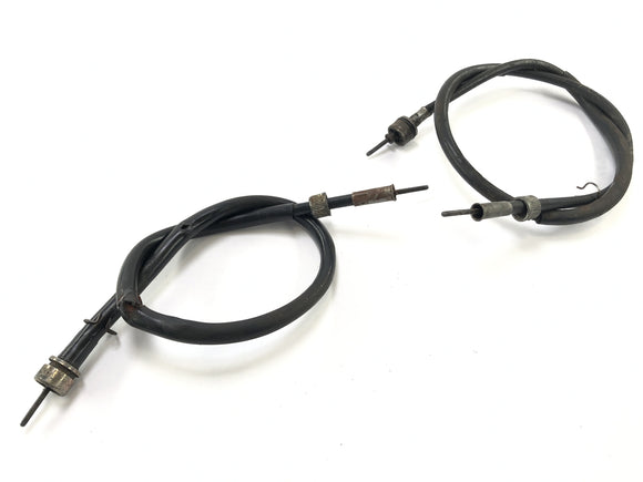 Yamaha XT 500 1U6 [1981] - sada hřídele rychloměru a tachometr