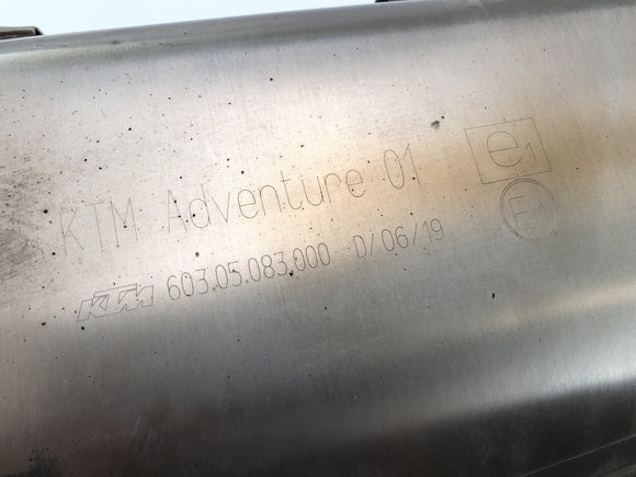 KTM 1050 Adventure [2017]  - 排気ラッシュダンパーエキゾーストシステム