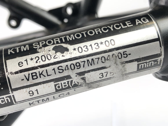 KTM 690 SM Prestige [2007] - quadro com papéis