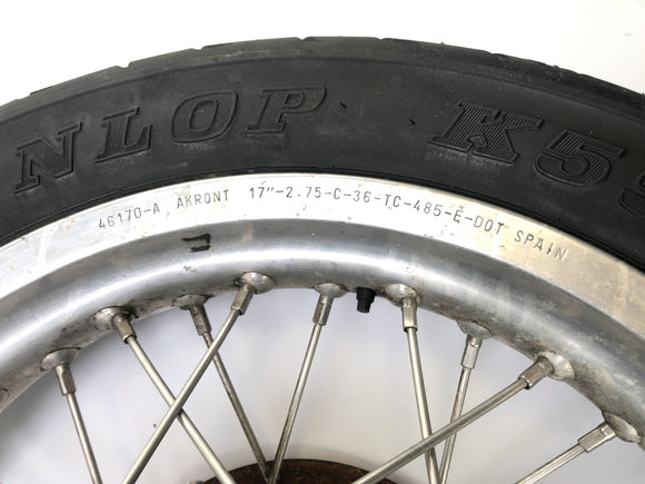 Cagiva Elefant 650 [1984] - обод задних колес с цепным колесом и тормозным диском