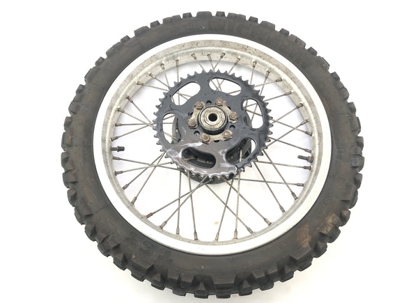 Yamaha XT 350 3YT / 55V [1990] - обод задних колес с цепным колесом сзади