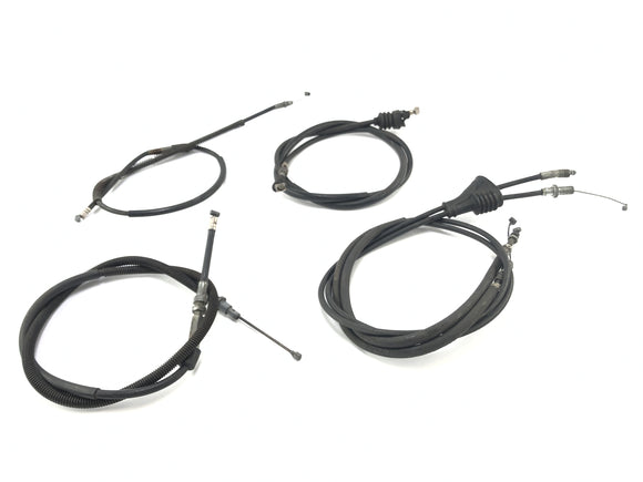 YAMAHA XT 500 1U6 [1981] - Bowden kabelsætgasstog dekompressionstog kobling Kabelbremsetogfront