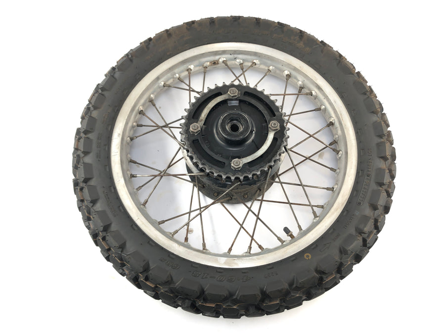 Yamaha XT 550 5Y3 [1982] - Hinterrad Rad Felge hinten mit Kettenrad