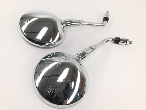 Kawasaki Zephyr 750 ZR750C [1994] - Spiegel Paar Rückspiegel Lenker­spiegel Chrom rund