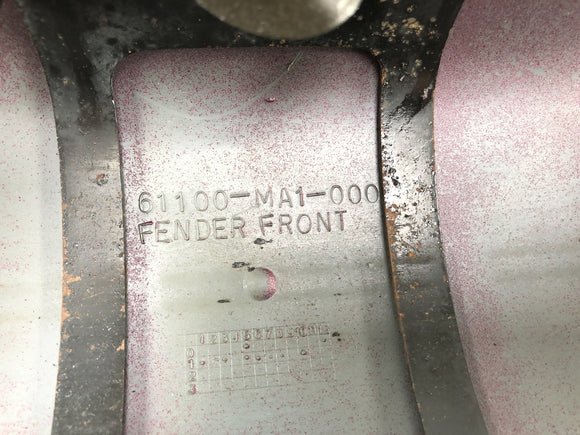 Honda GL 500 Silverwing PC02 [1982] - Fender nella parte anteriore