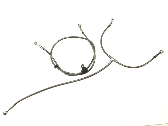 Triumph Speed Triple 1050 515NJ [2007] - Kit tubi freno set flessibili in acciaio anteriore posteriore