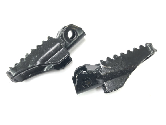 KAWASAKI KX 250 [1982] - reproche à la chaussée Resseaux de pied de pied à gauche et à droite