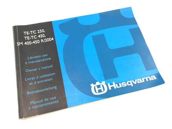 Husqvarna TR 450 - Betriebsanleitung Handbuch Bedienungsanleitung