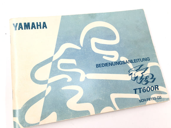 Yamaha TT 600 R DJ01 [1998] - Instrucciones de operación