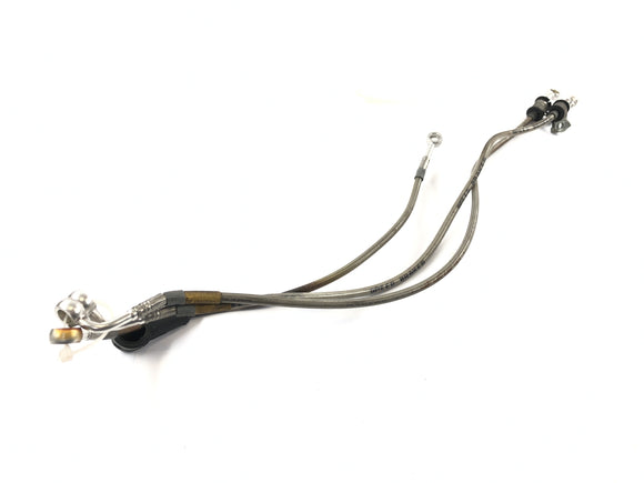 Yamaha XTZ 750 3LD [1989] - Bremsleitung Stahlflex Leitungsset vorne Doppelbremse